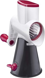 Westmark Drum Grater Scharfe Herta, 10.4 x 5.1 x 11.2 inches, Red/Black