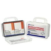 First Aid Only BBP/Personal Protection Kit by Pac-Kit – 8" x 3" x 5", White, Model 3065