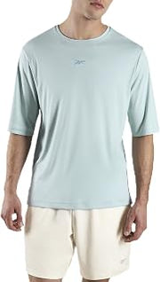Reebok Mens Yoga Relaxed Long Line Tee