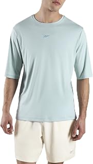 Reebok Mens Yoga Relaxed Long Line Tee