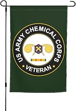 US Chemical Corps Vietnam Service Combat Veteran Double Sided Flag Outdoor Indoor Lightweight Garden Decor48
