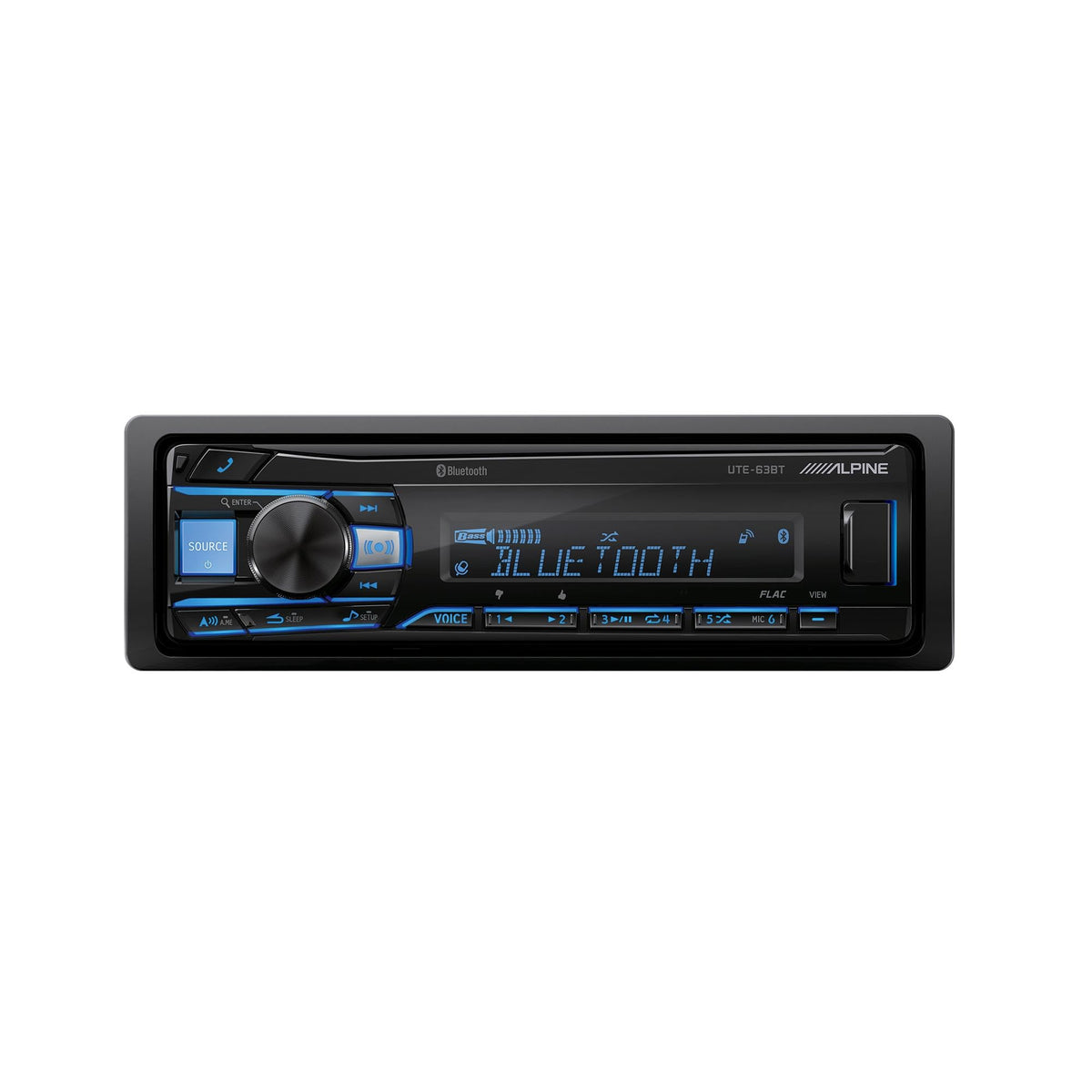 UTE-63BT Bluetooth Receiver & Kicker DSC 5x7 / 6x8 Speakers by Alpine – Model AlpineBDL260609-11
