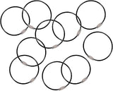 Ergodyne Arsenal 5719 Wire Cable Key Ring, 10-Pack, Black
