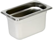 Thunder Group ninth size 4" deep 24 gauge anti jam pans, comes in each