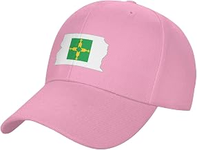 Flag Map of Brazilian Federal District Baseball Cap for Men Women Adjustable Solid Color Classic Trucker Hats Golf Hat