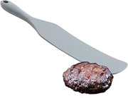 TableCraft 11835 Silicone Spatula Spurtle, Heat Resistant to 400°F, Scratch Resistant, BPA Free, NSF Listed, One-Piece Design, Professional Kitchen Tool, 13" Long, Gray