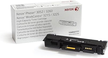 Xerox Phaser 3260/3052 & WC 3215/3225 Black High Yield | Genuine black toner, high 3000 page yield, Phaser 3260/3052 and WorkCentre 3215/3225 compatibility