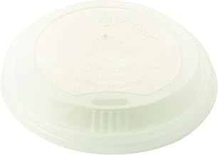 World Centric Pla Lids For Hot Cups, Fits 10 Oz To 20 Oz Cups, White, 1,000/carton