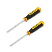 2 Piece Lineman Screwdriver Set by GEARWRENCH – #2 x 6";5/16” x 6", Molten Orange & Black, Model GWSD2PCSETU