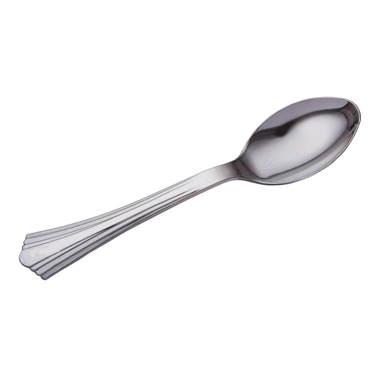 WNA Comet 620155 Polystyrene Spoon, 6 1/4" Long, Silver, 600/Case - Default Title