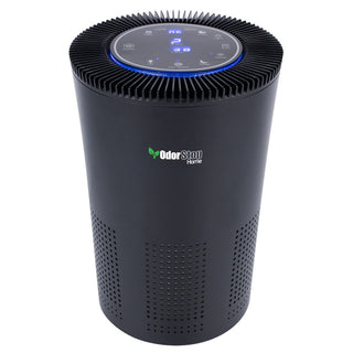 OdorStop LLC Air Purifier, 9" Diameter, 120V - Black