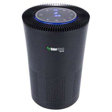 OdorStop LLC Air Purifier, 9" Diameter, 120V - Black
