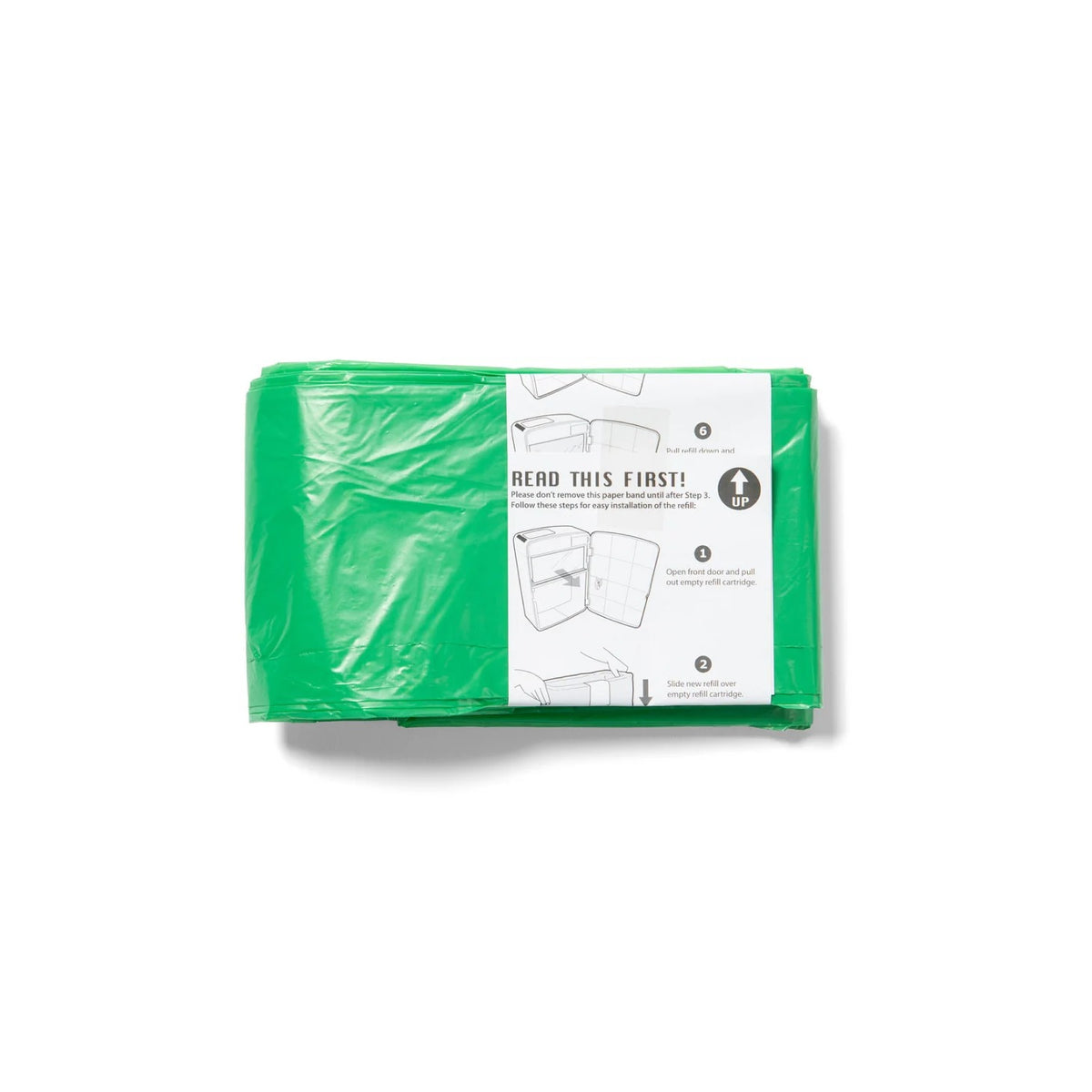 Aunt Flow TCHFREE-BAGS-2 Recycled Materials Bag Rolls, 2 gal., Green, 320/Case - Default Title