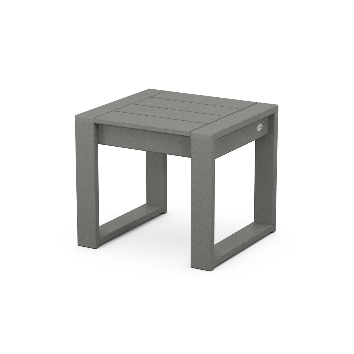 POLYWOOD 4608 End Table, 19 7/8" Wide - Gray