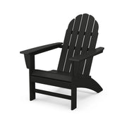 POLYWOOD Adirondack Chair, 29 1/4" Wide - Black