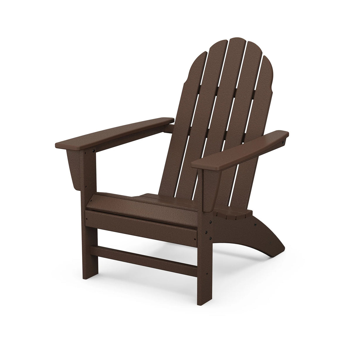 POLYWOOD Adirondack Chair, 29 1/4" Wide - Mahogany