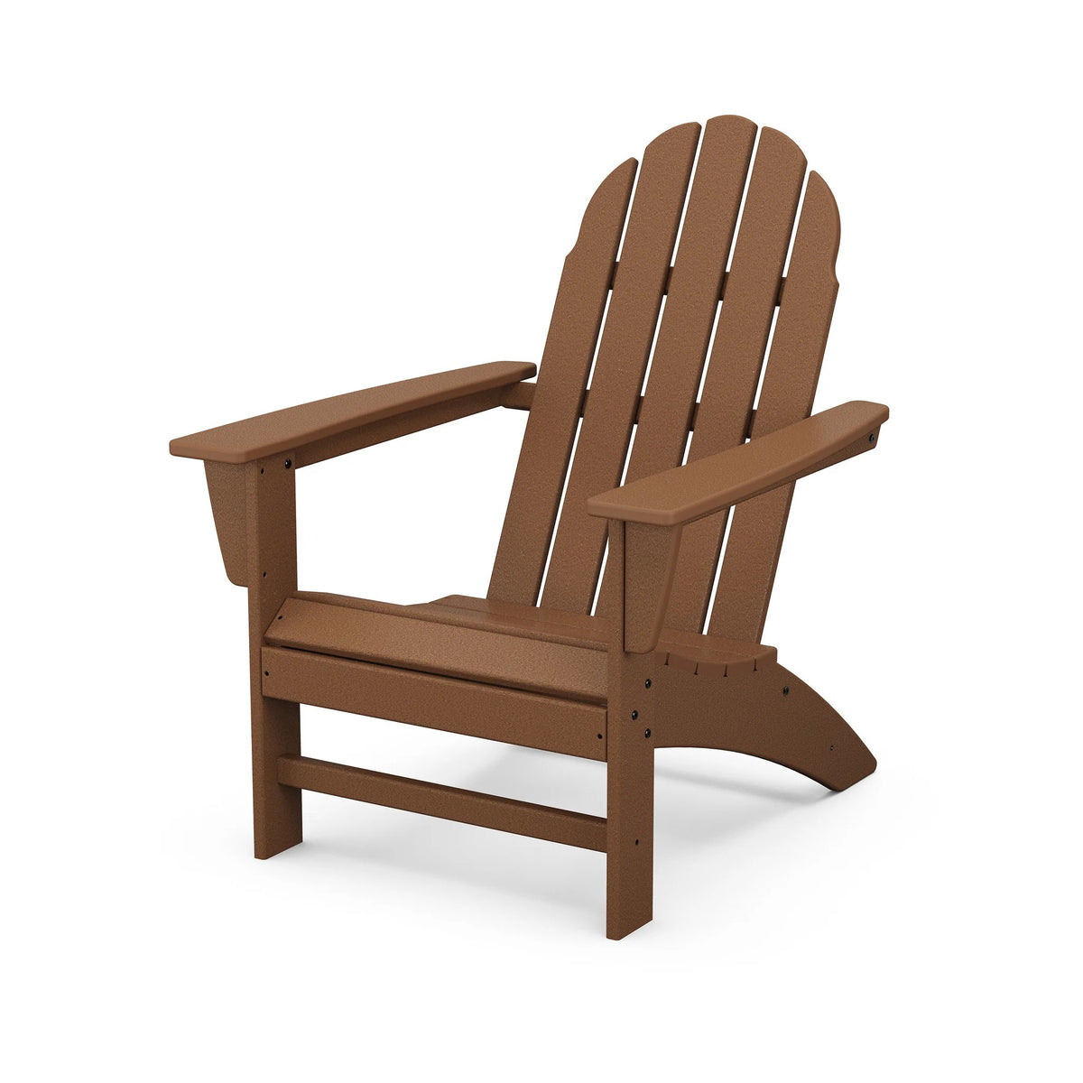 POLYWOOD Adirondack Chair, 29 1/4" Wide - Teak