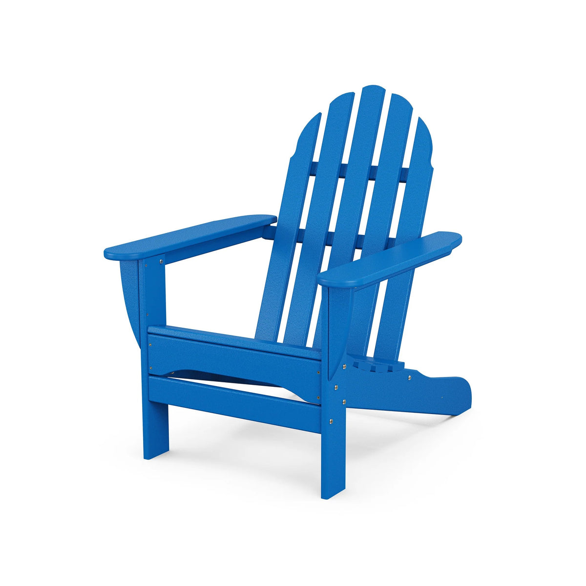 POLYWOOD Adirondack Chair, 29" Wide - Pacific Blue
