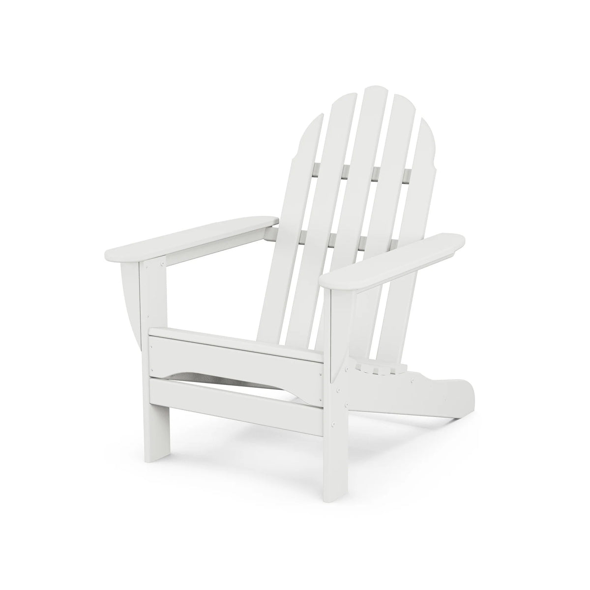 POLYWOOD Adirondack Chair, 29" Wide - White