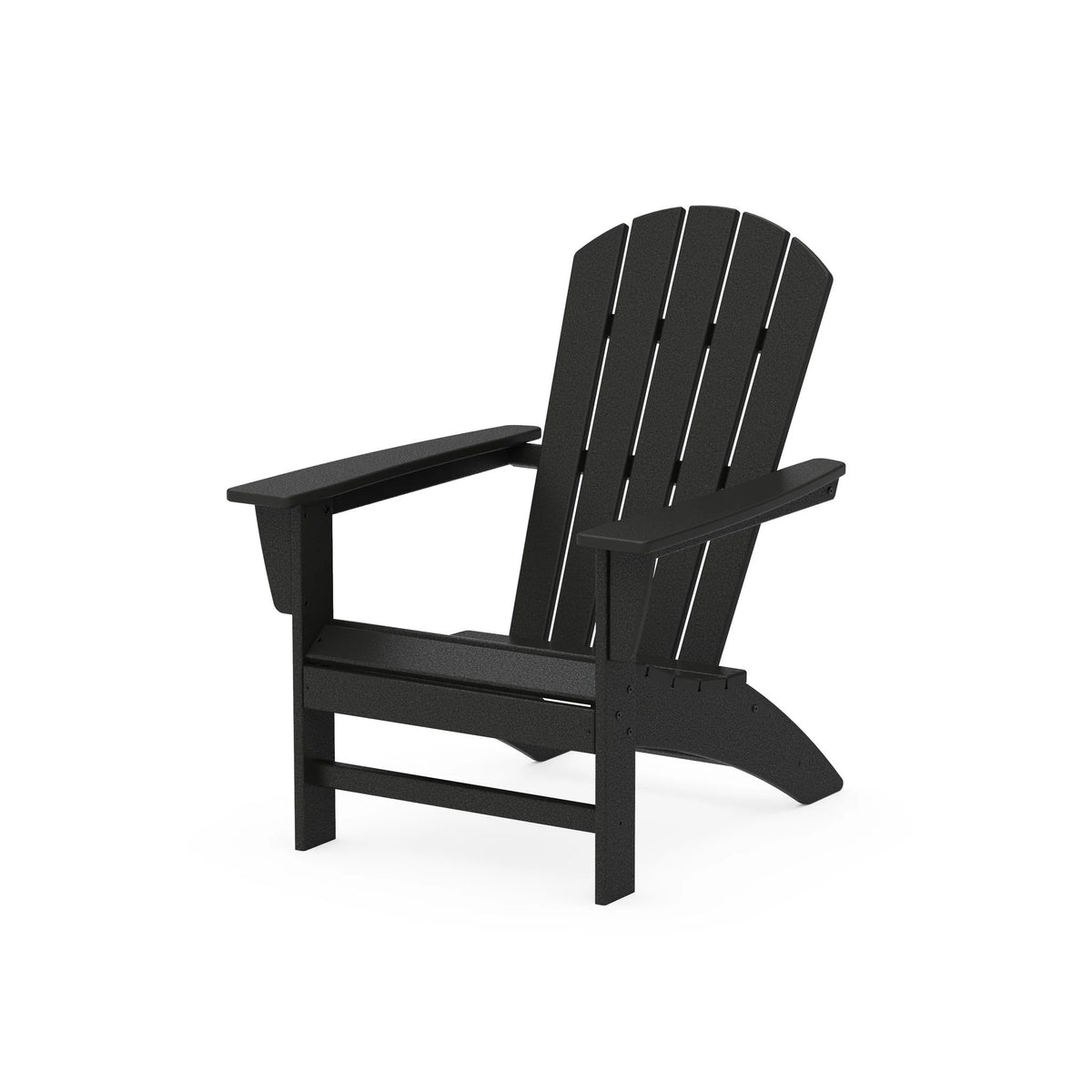 POLYWOOD Adirondack Chair, 29 1/4" Wide - Black