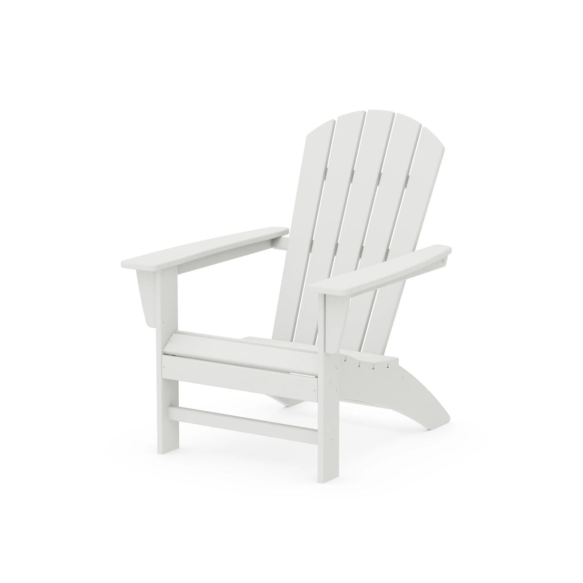 POLYWOOD Adirondack Chair, 29 1/4" Wide - White