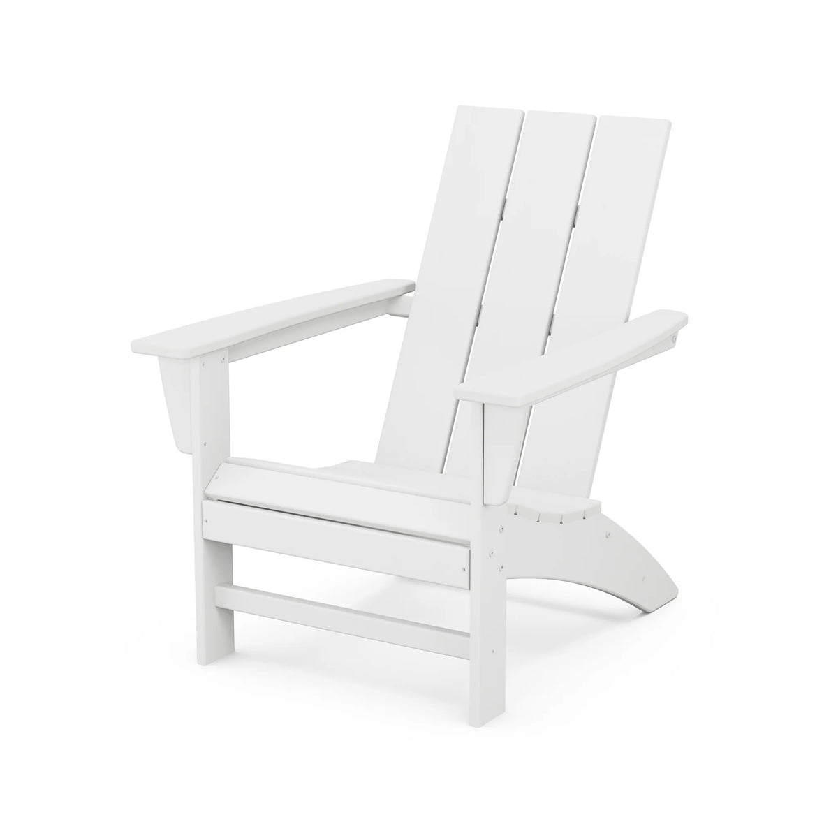 POLYWOOD Adirondack Chair, 29 1/4" Wide - White