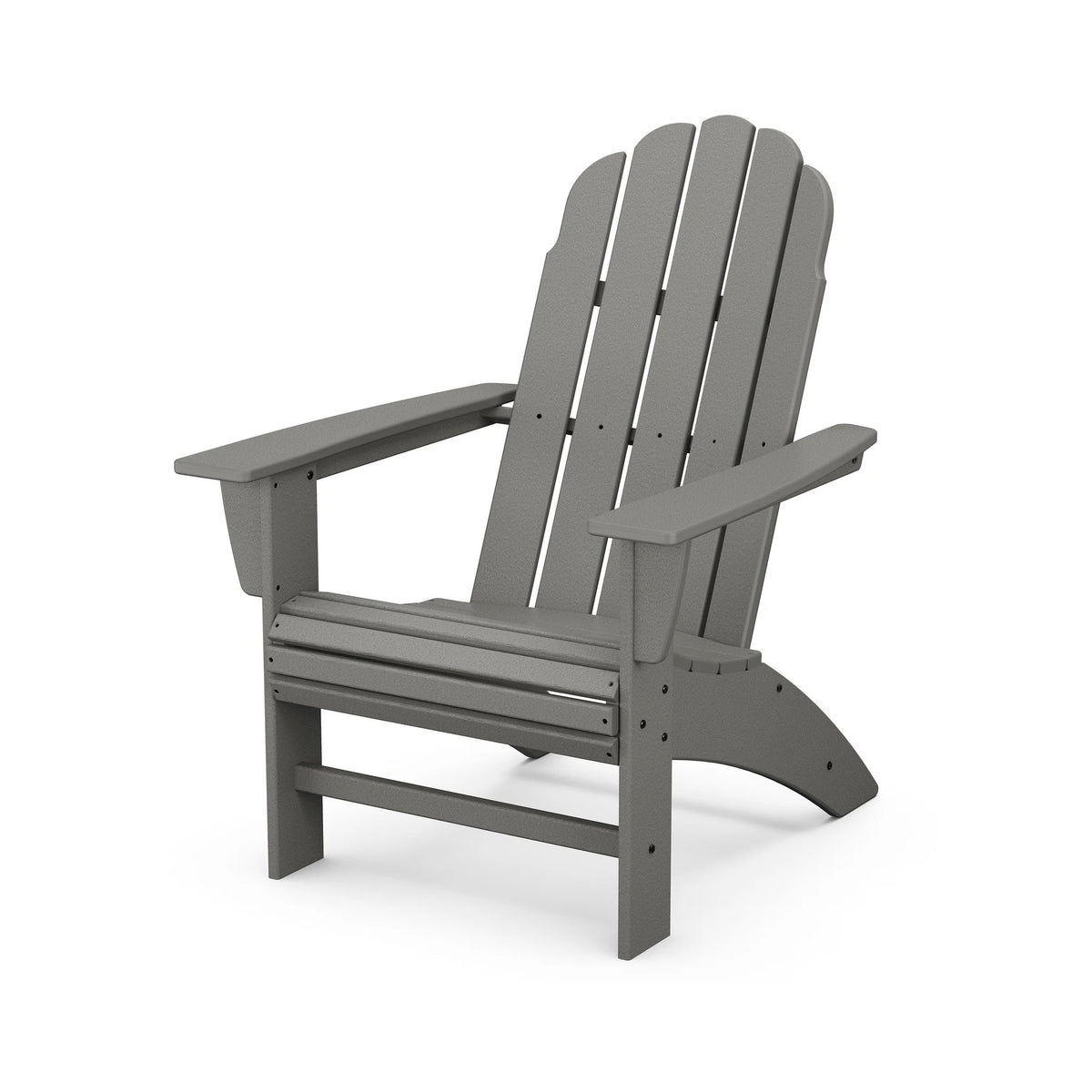 POLYWOOD Adirondack Chair, 31 1/4" Wide - Slate Gray
