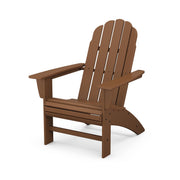POLYWOOD Adirondack Chair, 31 1/4" Wide - Teak
