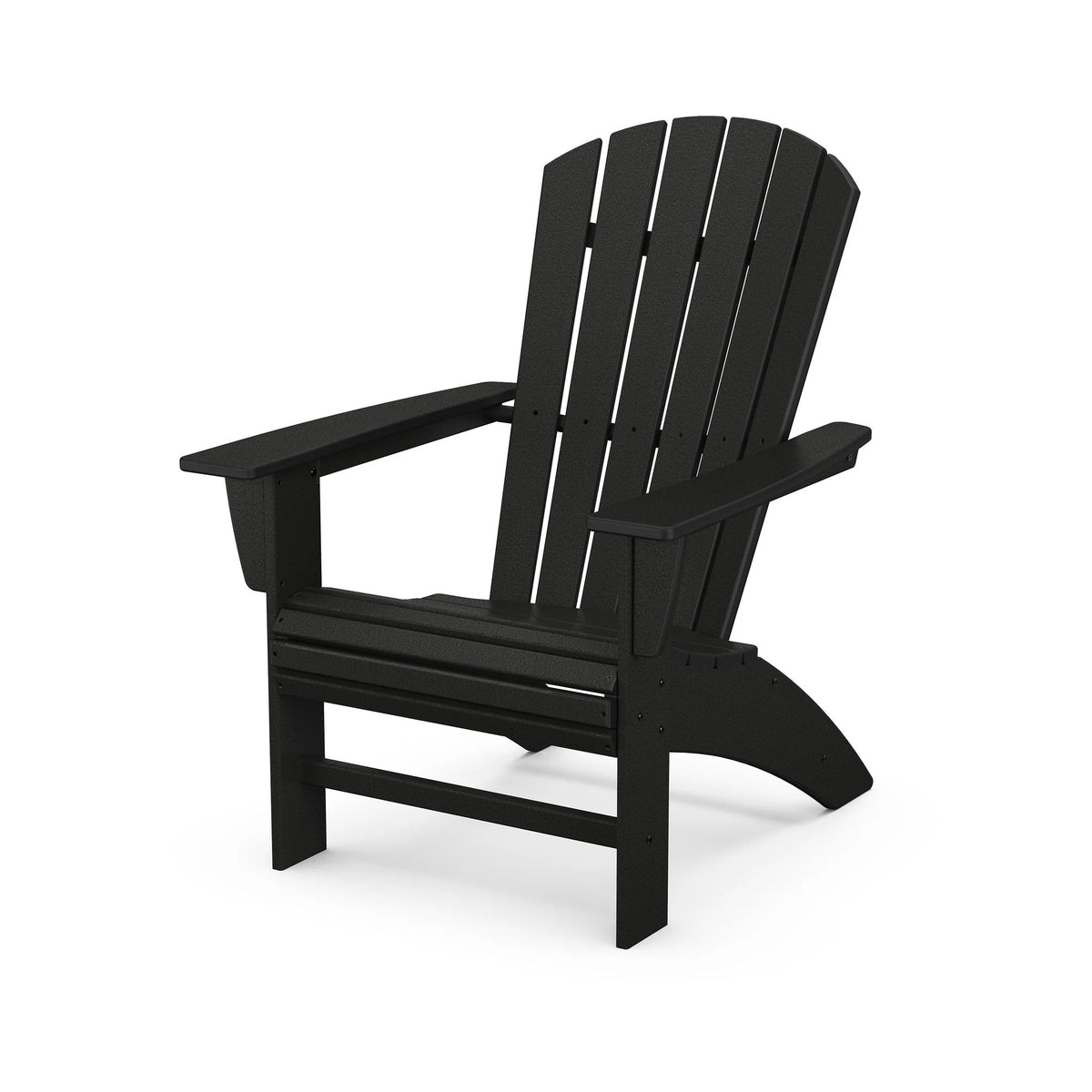POLYWOOD Adirondack Chair, 31 1/4" Wide - Black