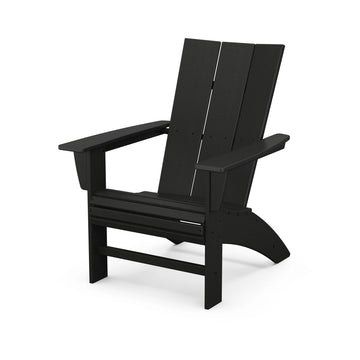 POLYWOOD Adirondack Chair, 31 1/4" Wide - Black