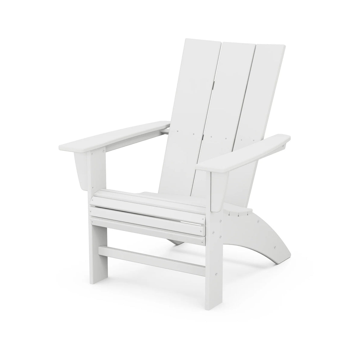 POLYWOOD Adirondack Chair, 31 1/4" Wide - White