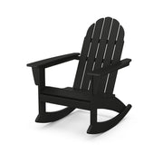 POLYWOOD Adirondack Chair, 29 1/4" Wide - Black