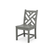 POLYWOOD Chair, 17" Wide - Slate Gray