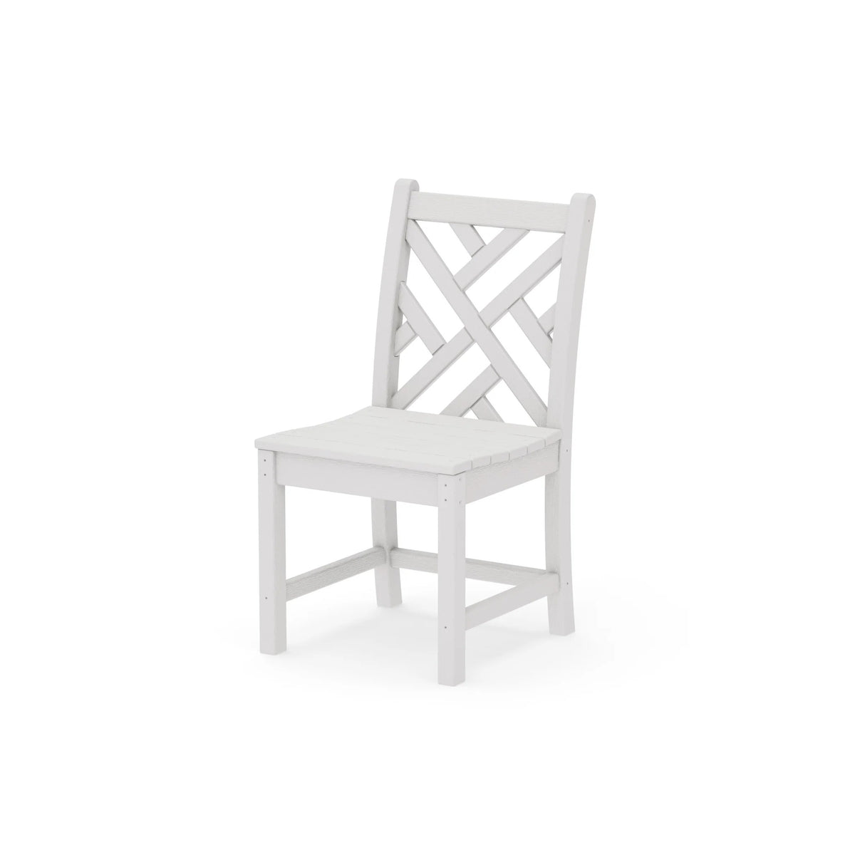 POLYWOOD Chair, 17" Wide - White