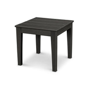 POLYWOOD End Table, 18" Wide - Black