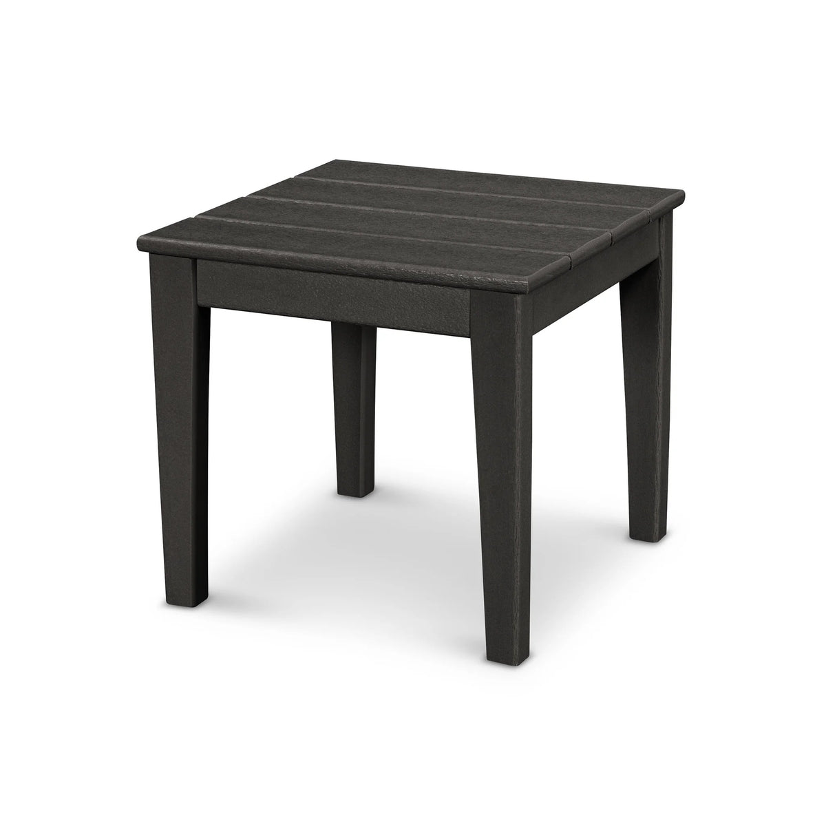 POLYWOOD End Table, 18" Wide - Black