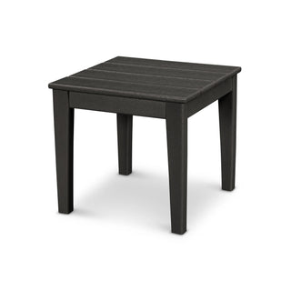 POLYWOOD End Table, 18" Wide - Black