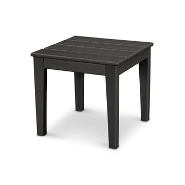 POLYWOOD End Table, 18" Wide - Black