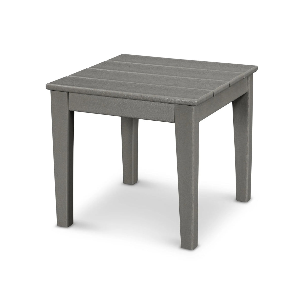 POLYWOOD End Table, 18" Wide - Slate Gray