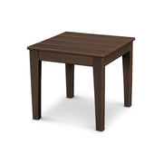 POLYWOOD End Table, 18" Wide - Mahogany