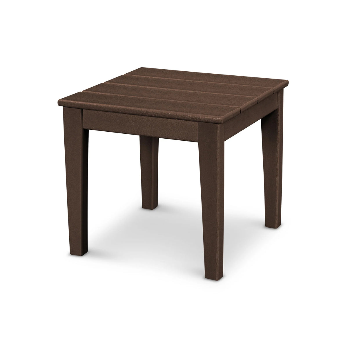 POLYWOOD End Table, 18" Wide - Mahogany