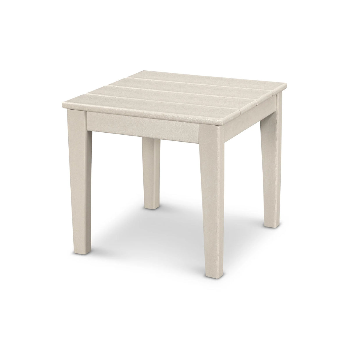 POLYWOOD End Table, 18" Wide - Sand