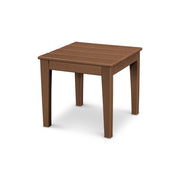POLYWOOD End Table, 18" Wide - Teak