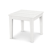 POLYWOOD End Table, 18" Wide - White
