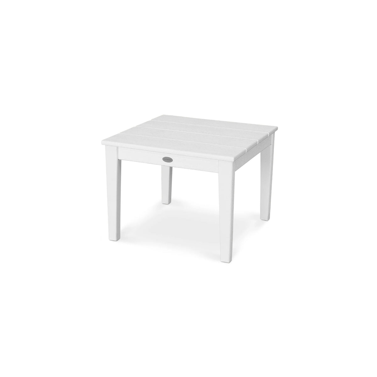 POLYWOOD End Table, 22 1/4" Wide - Slate Gray