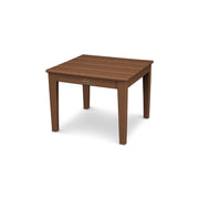 POLYWOOD End Table, 22 1/4" Wide - Teak