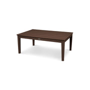 POLYWOOD Coffee Table, 27 3/8" x 42" - Mahogany