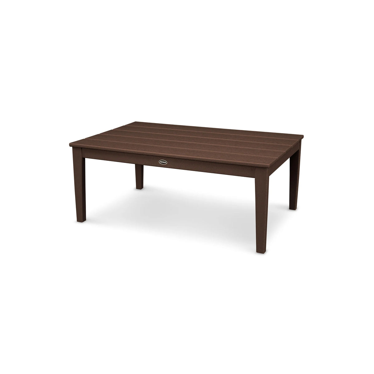 POLYWOOD Coffee Table, 27 3/8" x 42" - Mahogany