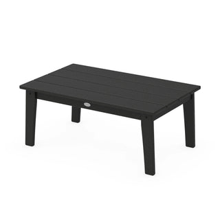 POLYWOOD Coffee Table, 22 5/16" x 36" - Black