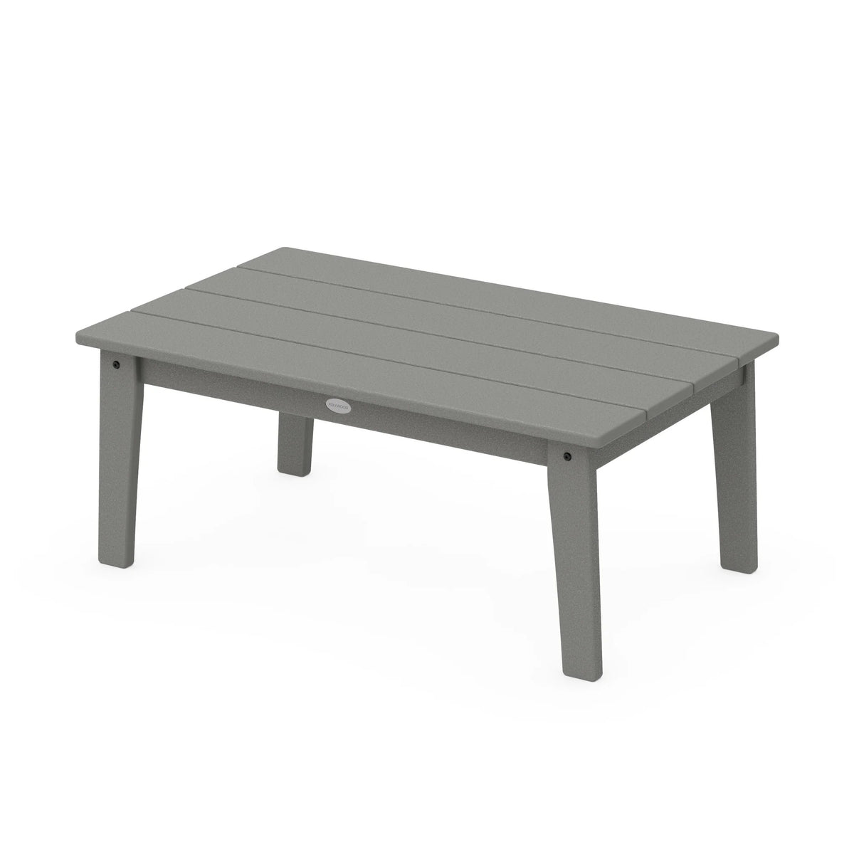 POLYWOOD Coffee Table, 22 5/16" x 36" - Slate Gray